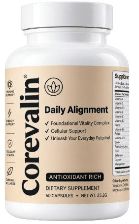 Corevalin daily capsule bottle